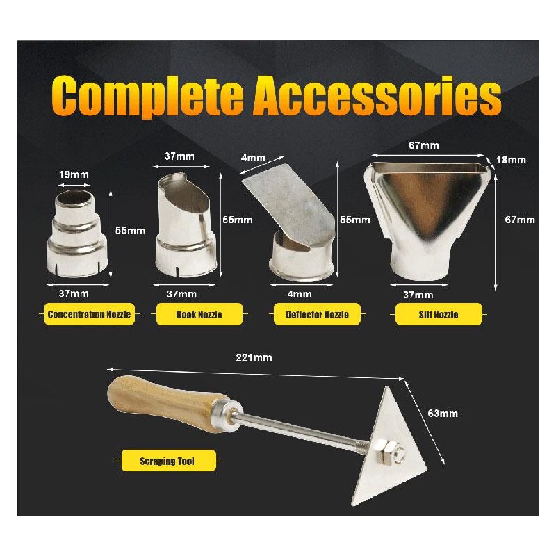 Buy Proskit Guns Hot Air Gun - SS-611B - 1500W in Cyprus, Nicosia, Limassol, Larnaka, Pafos