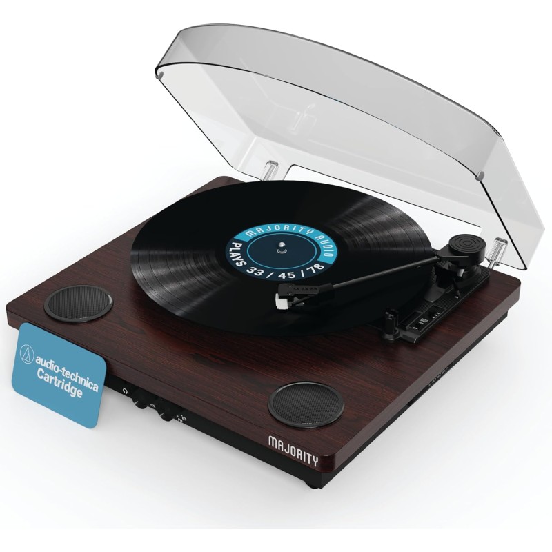 Buy Majority MOTO Turntable - Audio-Technica Cartridge - Digital Record, Cut & BT in Cyprus, Nicosia, Limassol, Larnaka, Pafos