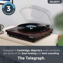 Buy Majority MOTO Turntable - Audio-Technica Cartridge - Digital Record, Cut & BT in Cyprus, Nicosia, Limassol, Larnaka, Pafos