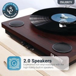 Buy Majority MOTO Turntable - Audio-Technica Cartridge - Digital Record, Cut & BT in Cyprus, Nicosia, Limassol, Larnaka, Pafos