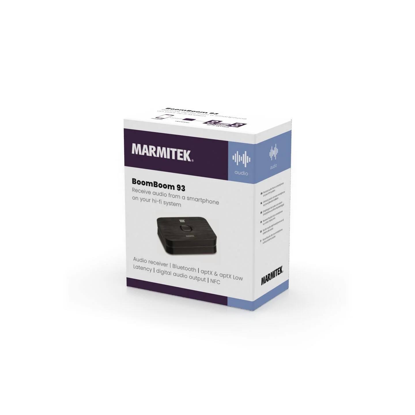 Marmitek Bluetooth Receiver - BoomBoom 93 - Multipair AptX NFC Optical port — Buy in Cyprus with Fast Delivery