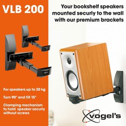 Buy Vogels Loudspeaker Wall Supports - VLB200 - Set of 2 in Cyprus, Nicosia, Limassol, Larnaka, Pafos