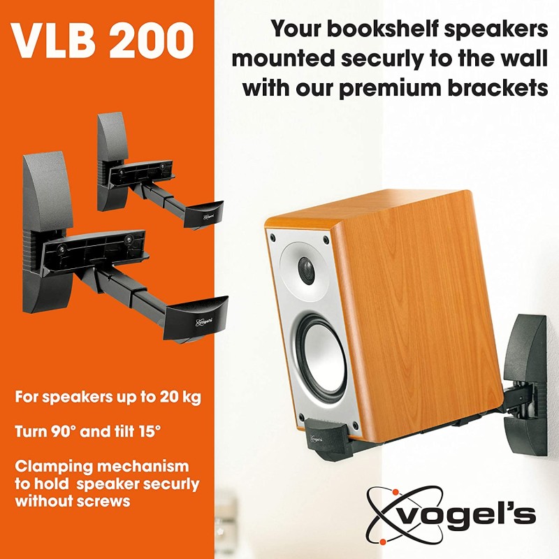 Buy Vogels Loudspeaker Wall Supports - VLB200 - Set of 2 in Cyprus, Nicosia, Limassol, Larnaka, Pafos