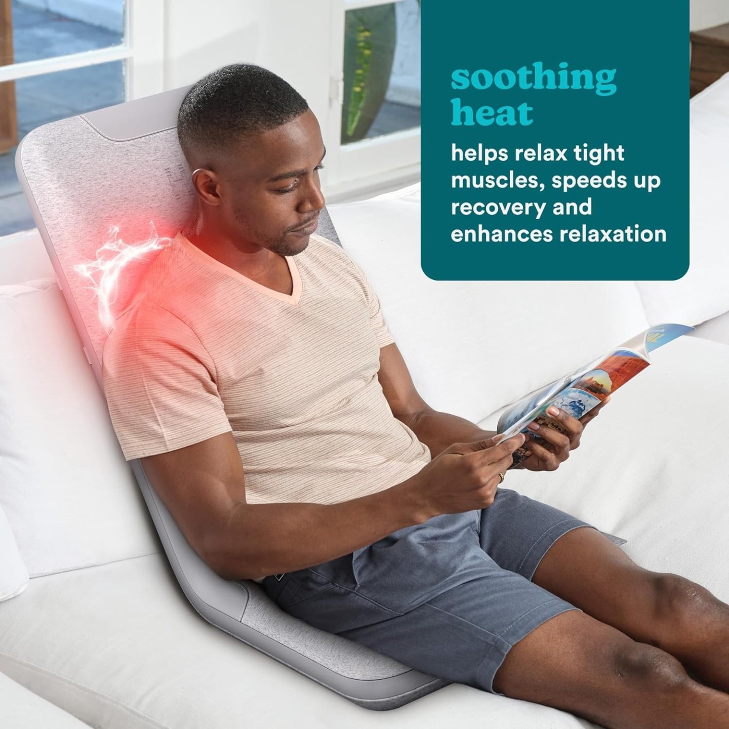 HoMedics Flex Back Cushion - MCS-512H-EB -  — Buy in Cyprus with Fast Delivery