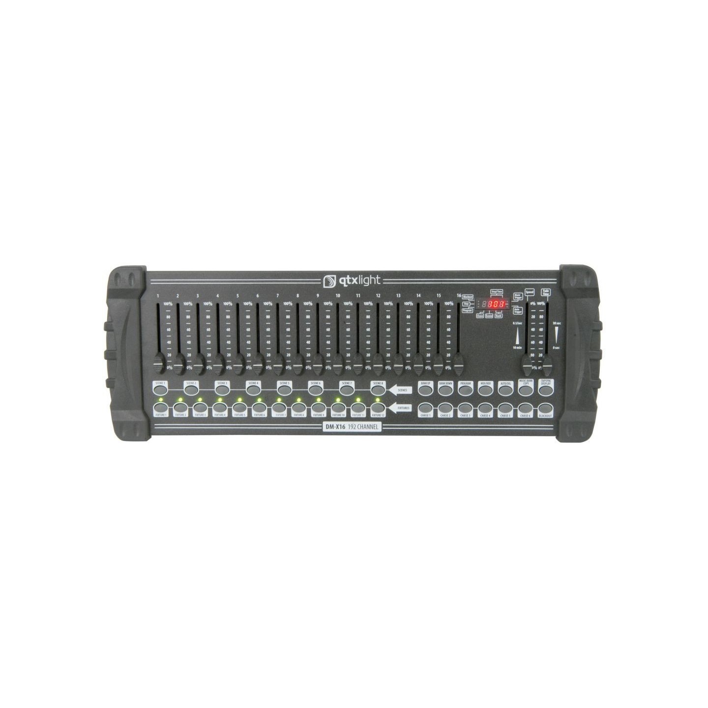 QTX Light DMX Controller - DM-X16 - 192 Channel DMX Controller — Buy in Cyprus with Fast Delivery