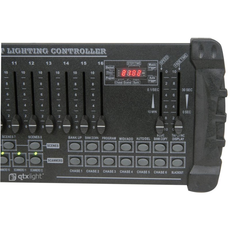 Buy QTX Light DMX Controller - DM-X16 - 192 Channel DMX Controller in Cyprus, Nicosia, Limassol, Larnaka, Pafos