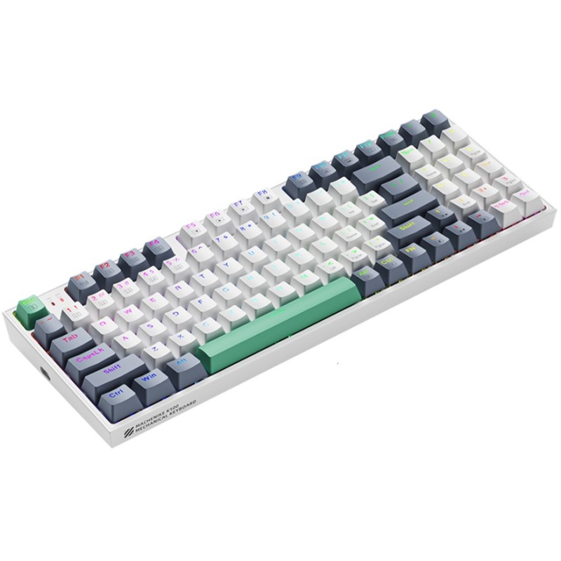 Machenike K500-B94 White Mechanical Gaming Keyboard 94 Red Switches (Boxed) — Buy in Cyprus with Fast Delivery