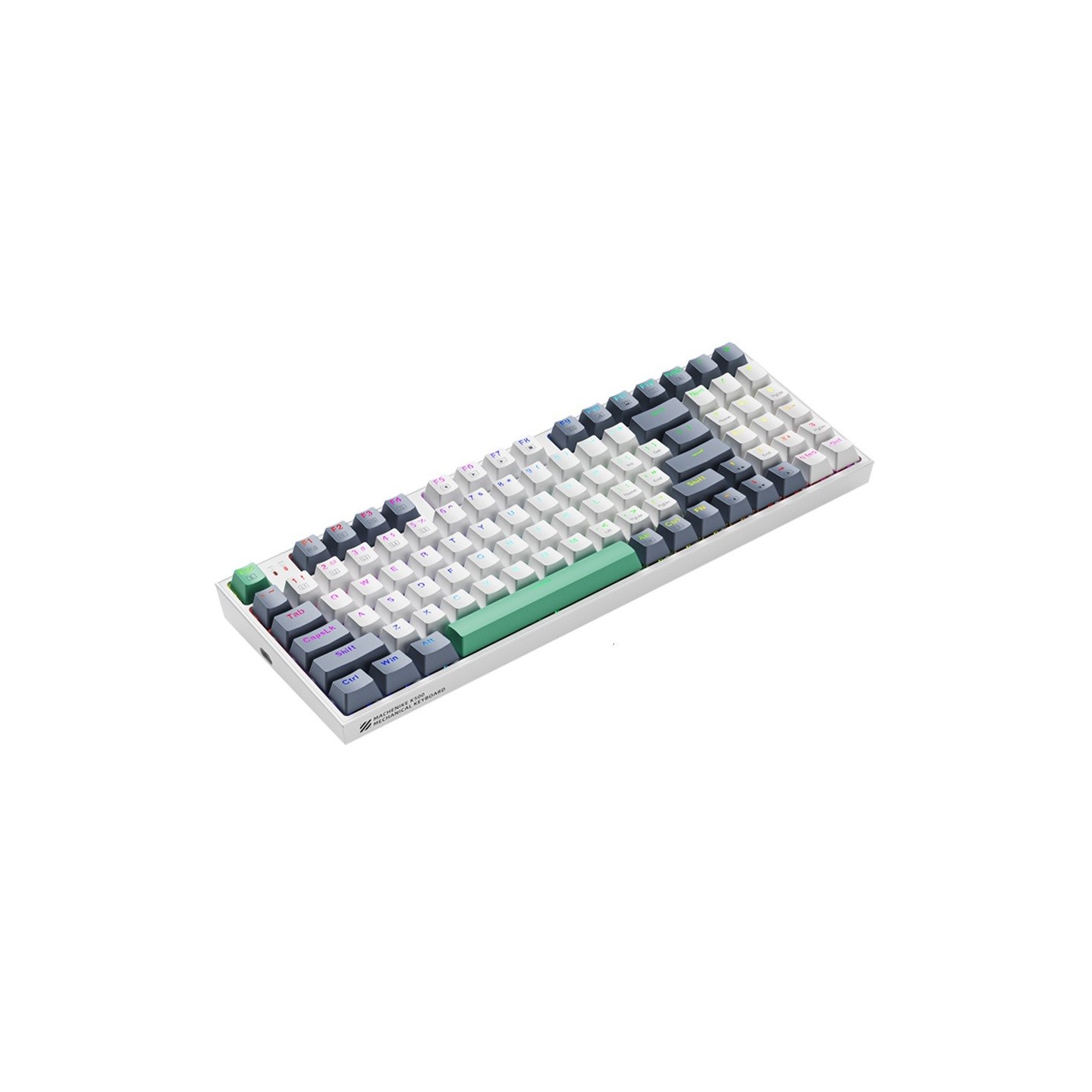 Machenike K500-B94 White Mechanical Gaming Keyboard 94 Red Switches (Boxed) — Buy in Cyprus with Fast Delivery