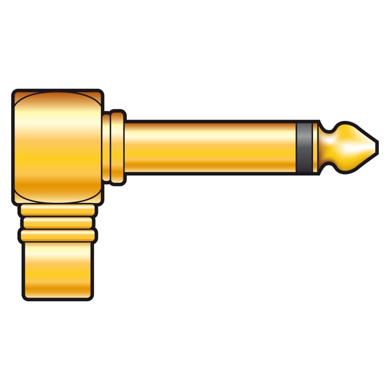Buy QTX RCA Female to 6.3mm Mono Male - 757.025UK - Right Angle Adaptor in Cyprus, Nicosia, Limassol, Larnaka, Pafos