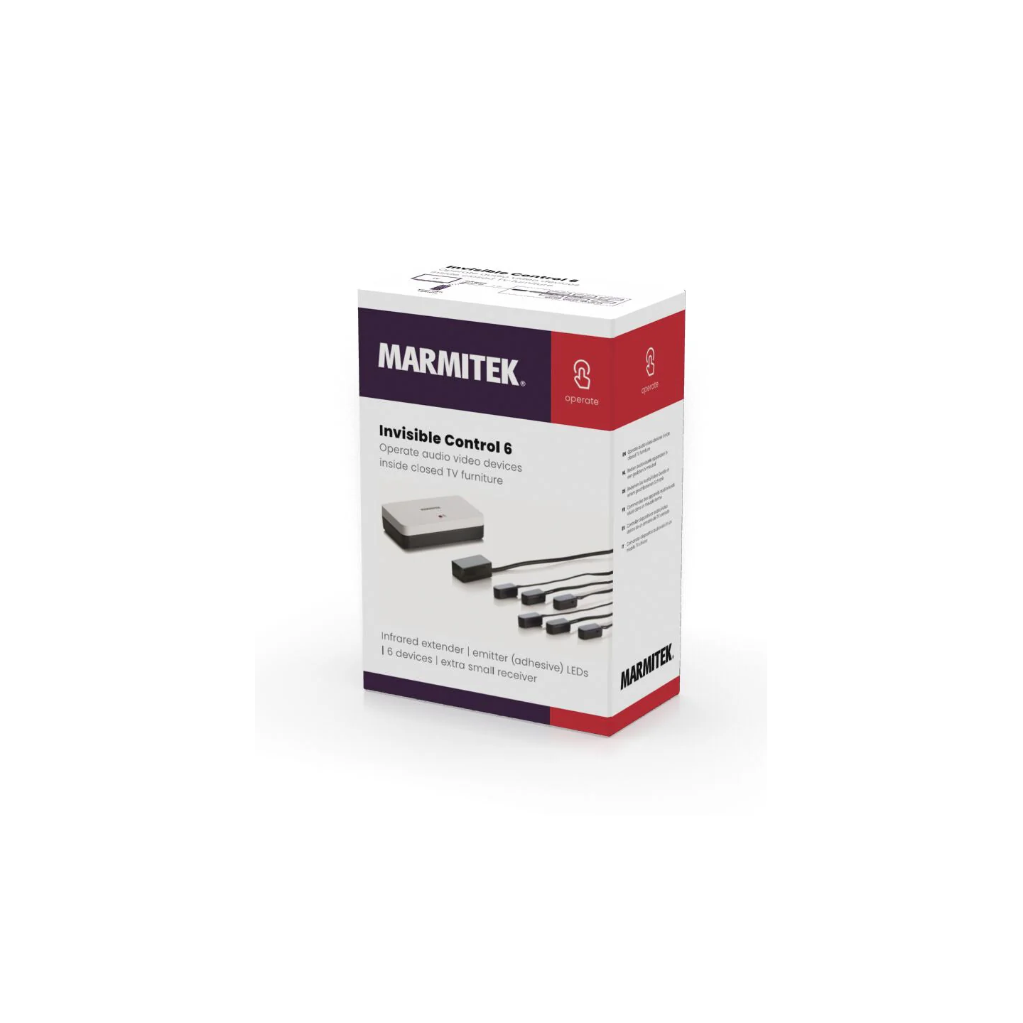 Marmitek Invisible Control 6 IR Extender Kit - for up to 6 Devices — Buy in Cyprus with Fast Delivery