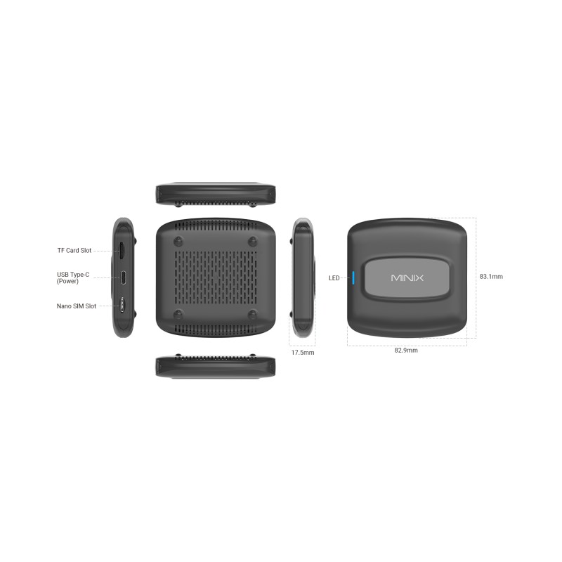 Buy MINIX Car Android Media Hub - CA480 - 8GB 128GB SD SIM CarPlay Android Auto in Cyprus, Nicosia, Limassol, Larnaka, Pafos