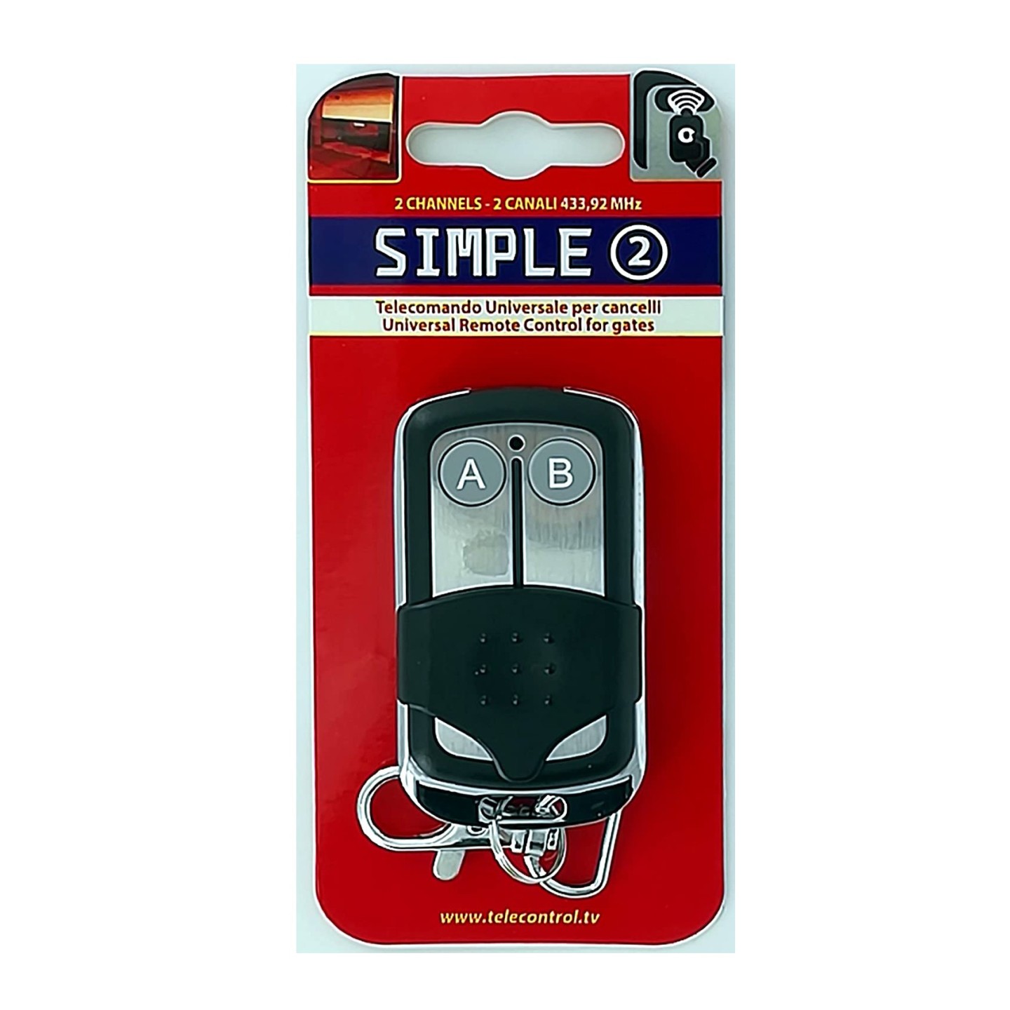 Superior Simple2 RF Remote Control - 2 devices, 433.92 MHz — Buy in Cyprus with Fast Delivery