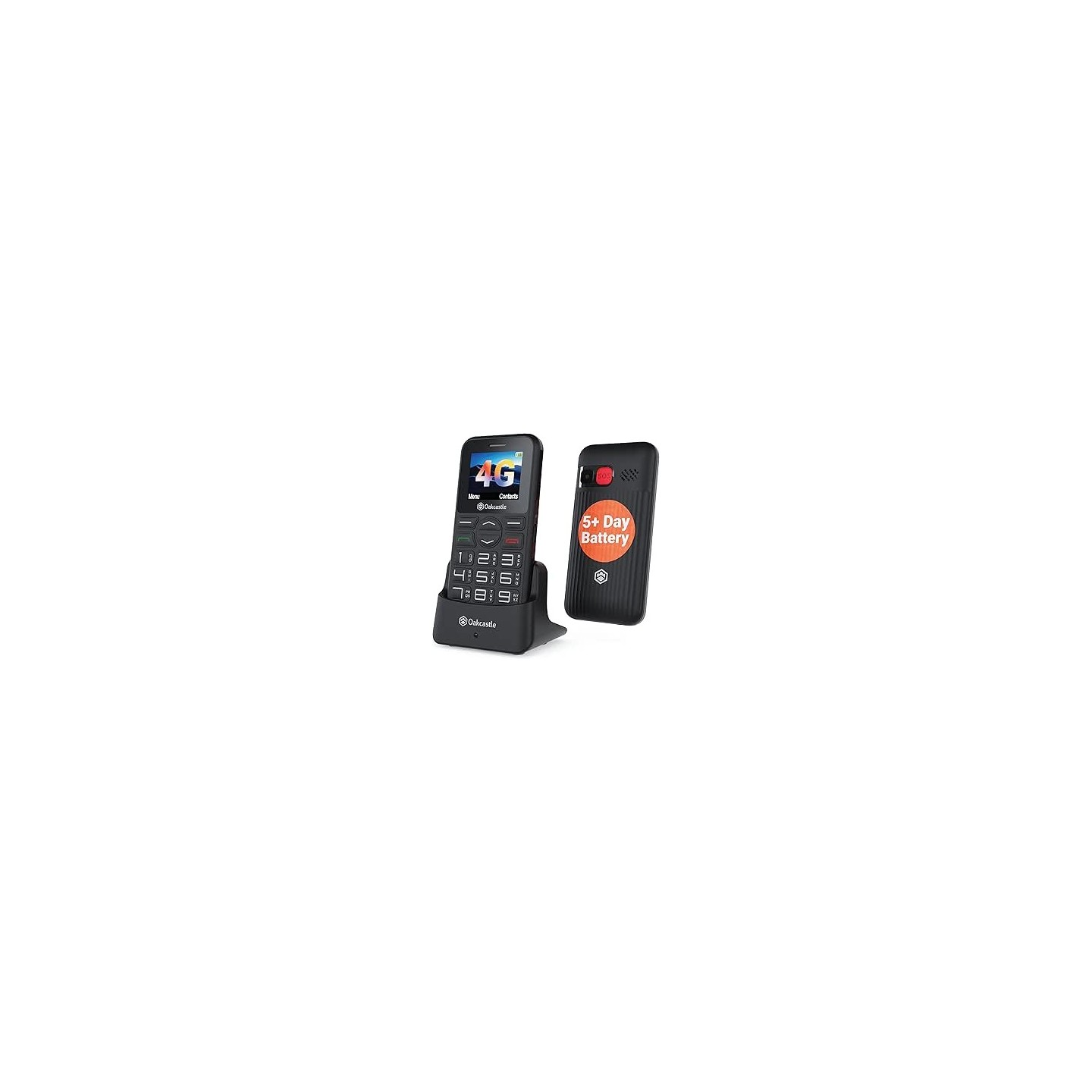 Majority Mobile Feature Phone Seniors - Oakcastle F300 - 4G SOS Camera — Buy in Cyprus with Fast Delivery