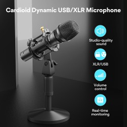 Buy Maono Microphone - HD300T - Dynamic Desktop USB XLR Microphone in Cyprus, Nicosia, Limassol, Larnaka, Pafos