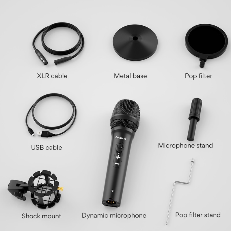 Buy Maono Microphone - HD300T - Dynamic Desktop USB XLR Microphone in Cyprus, Nicosia, Limassol, Larnaka, Pafos
