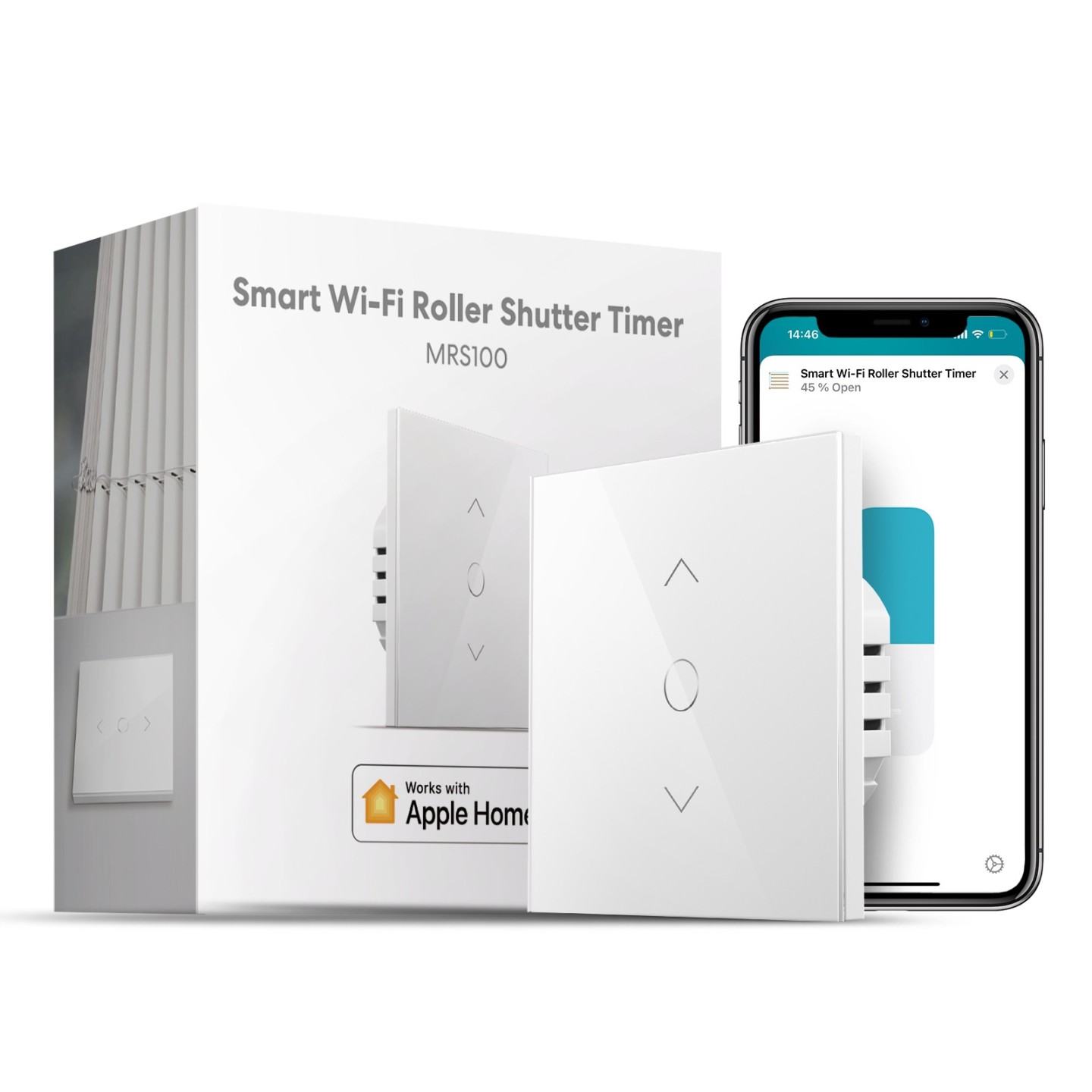 Meross HomeKit Smart Wi-Fi Roller Shutter - MRS100HK-EU - 5A — Buy in Cyprus with Fast Delivery