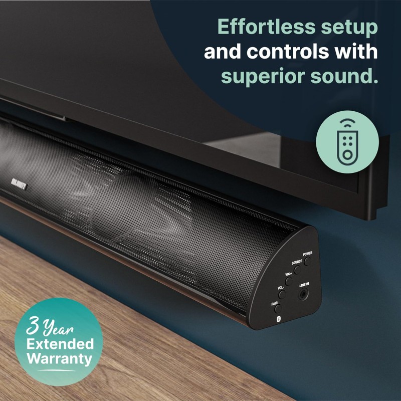 Buy Majority Soundbar - SNOWDON II - 2.1 Soundbar with Built In Subwoofer 120W B... in Cyprus, Nicosia, Limassol, Larnaka, Pafos