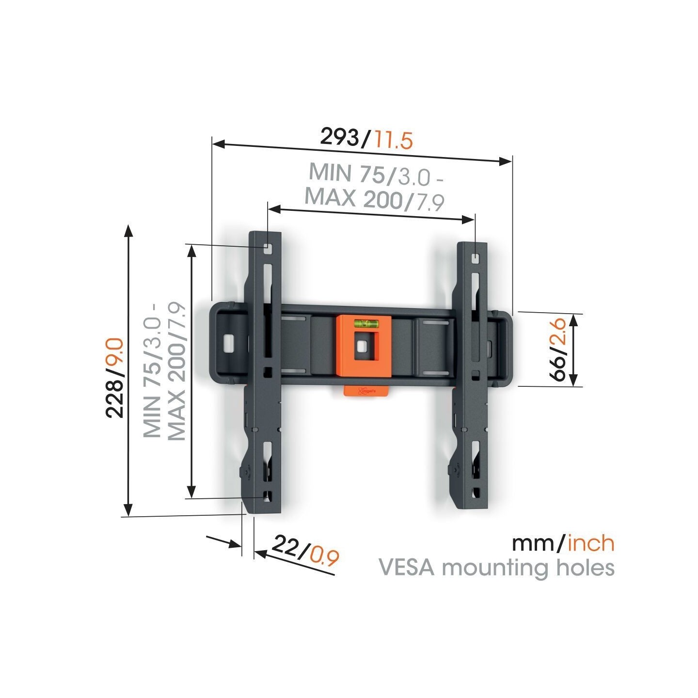 Vogels TV Wall Mount - TVM1203 - Fixed 19-50'' Black — Buy in Cyprus with Fast Delivery
