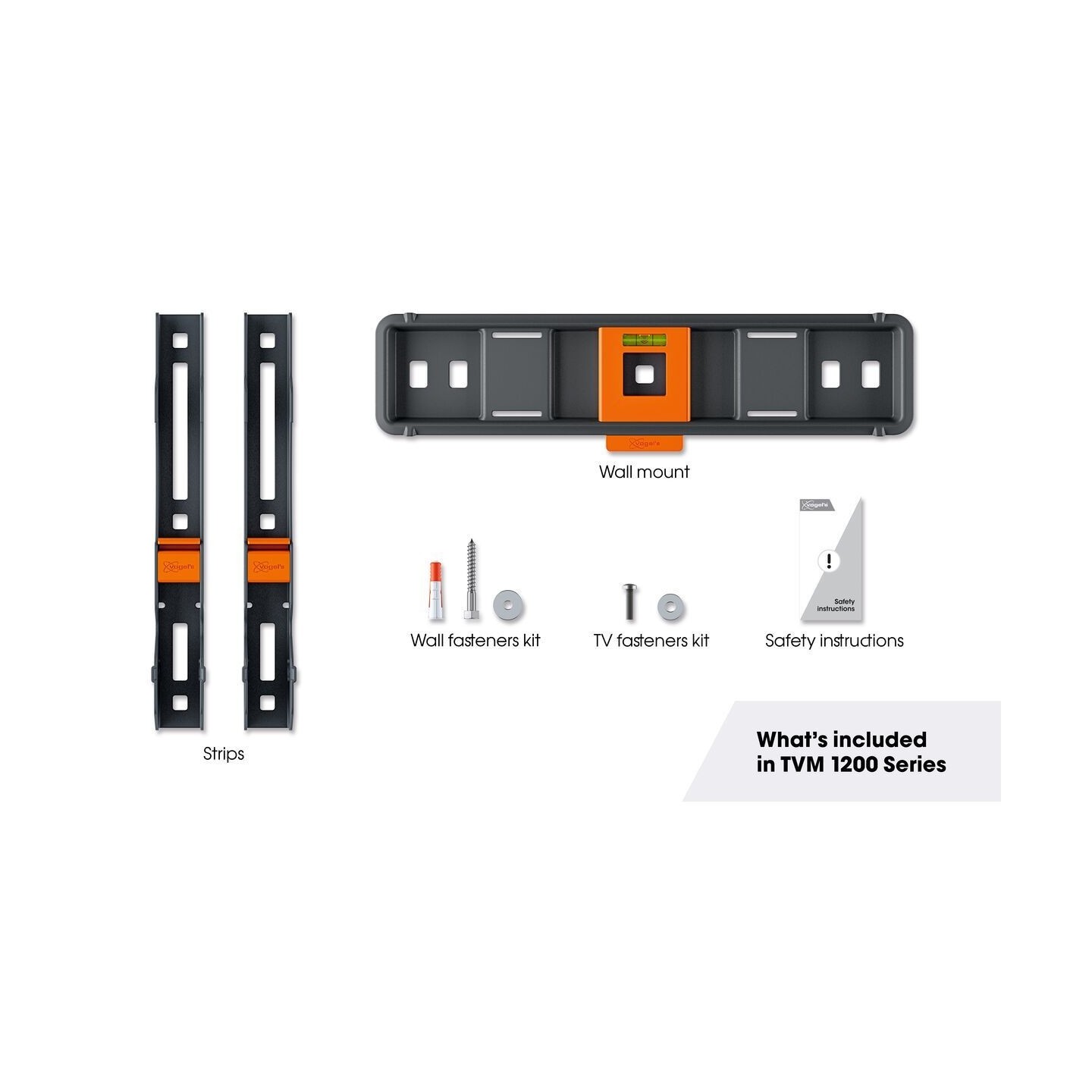 Vogels TV Wall Mount - TVM1203 - Fixed 19-50'' Black — Buy in Cyprus with Fast Delivery