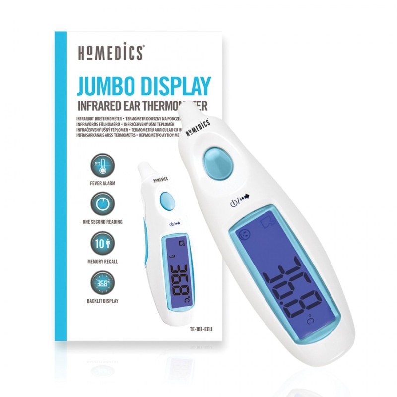 Buy HoMedics Jumbo Display Ear Thermometer - TE-101 - Jumbo Display in Cyprus, Nicosia, Limassol, Larnaka, Pafos