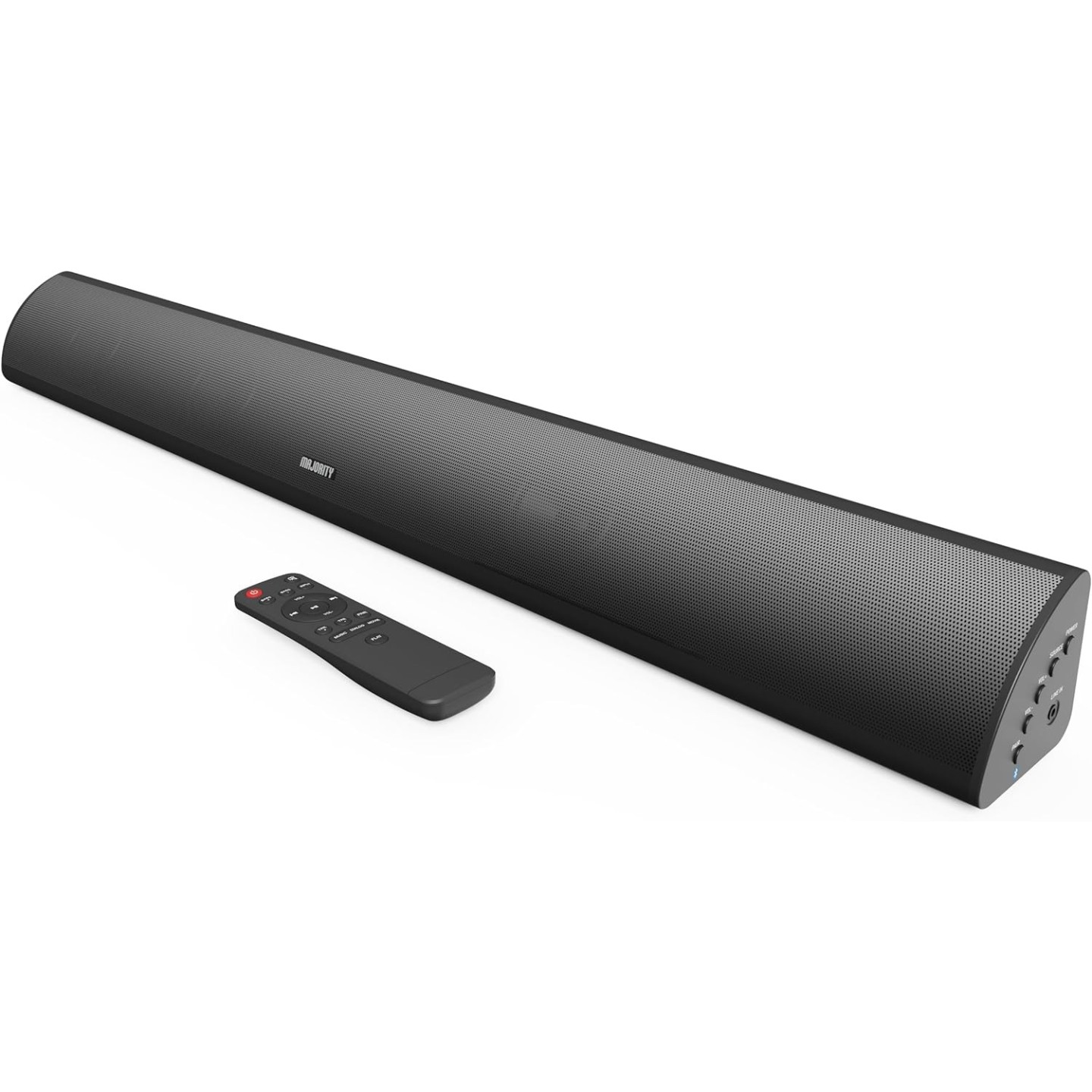 Majority Soundbar - SNOWDON II - 2.1 Soundbar with Built In Subwoofer 120W BT & Optical Black (UK)