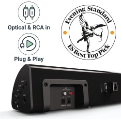 Buy Majority Soundbar - SNOWDON II - 2.1 Soundbar with Built In Subwoofer 120W B... in Cyprus, Nicosia, Limassol, Larnaka, Pafos