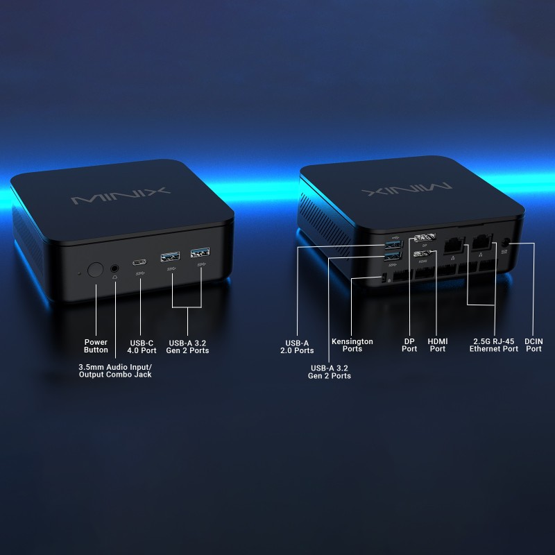 Buy MINIX Mini PC Ryzen5 6600H 16GB DDR5, 512GB SSD, 2.5GbE, HDMI DP USB-C, Win1... in Cyprus, Nicosia, Limassol, Larnaka, Pafos