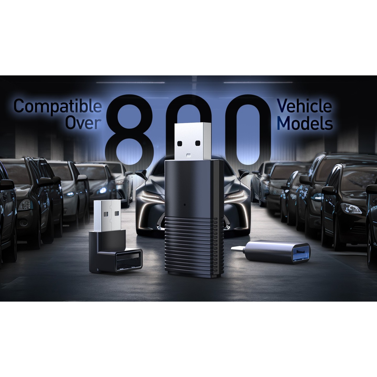 MINIX Car Wired to Wireless CarPlay USB Dongle - CP86 - Wired to Wireless CarPlay USB Dongle