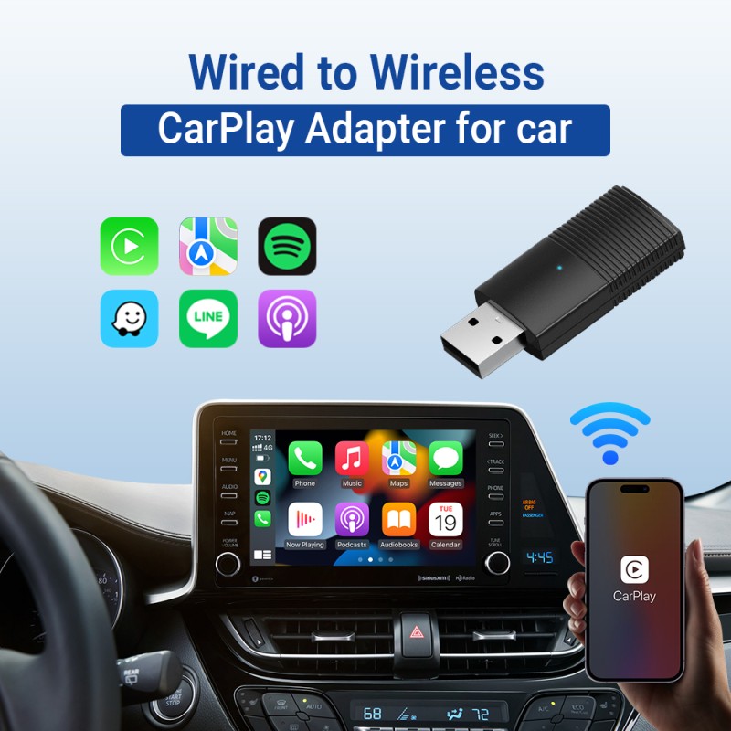 Buy MINIX Car Wired to Wireless CarPlay USB Dongle - CP86 - Wired to Wireless Ca... in Cyprus, Nicosia, Limassol, Larnaka, Pafos