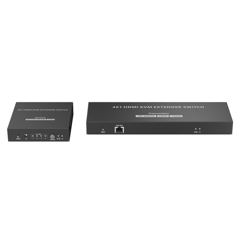 Buy Lenkeng KVM HDMI Extender Switch 4-1 over Ethernet 4K60Hz - LKV441EX - KVM H... in Cyprus, Nicosia, Limassol, Larnaka, Pafos