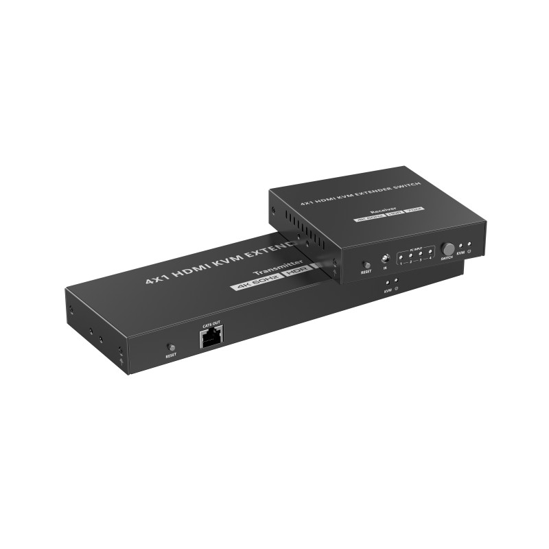 Buy Lenkeng KVM HDMI Extender Switch 4-1 over Ethernet 4K60Hz - LKV441EX - KVM H... in Cyprus, Nicosia, Limassol, Larnaka, Pafos