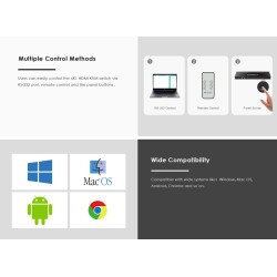 Buy Lenkeng KVM HDMI Extender Switch 4-1 over Ethernet 4K60Hz - LKV441EX - KVM H... in Cyprus, Nicosia, Limassol, Larnaka, Pafos