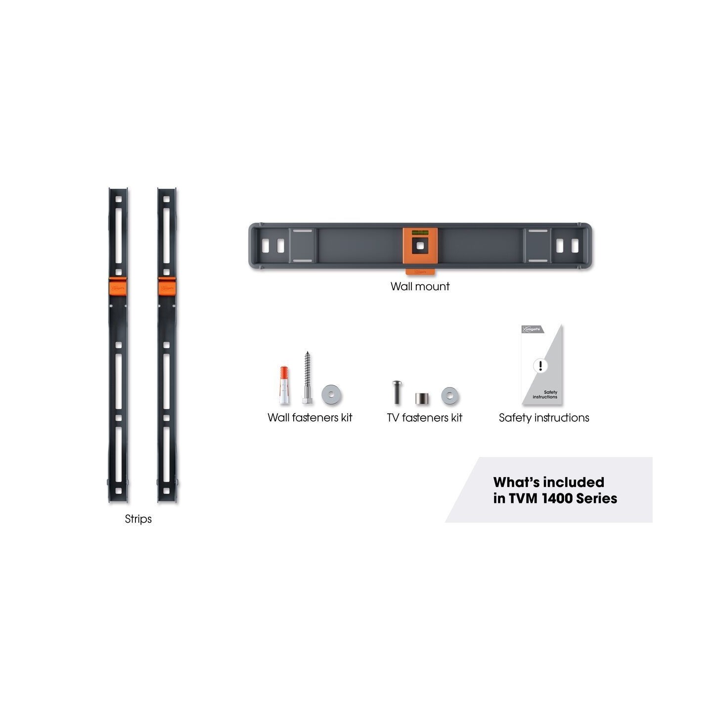 Vogels TV Wall Mount - TVM1403 - Fixed 32-77'' Black — Buy in Cyprus with Fast Delivery