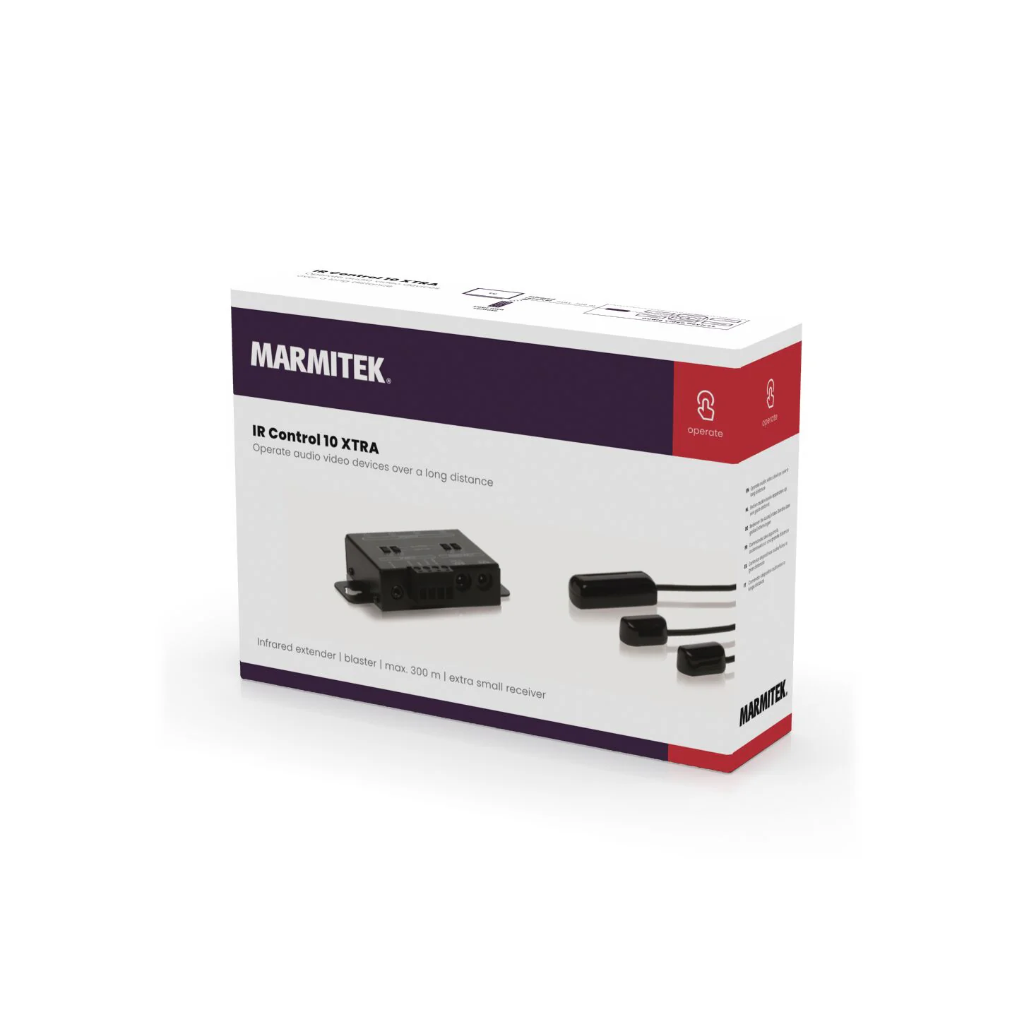 Marmitek IR Extender - 10 XTRA - Multi-Device up to 300m via Ethernet Cable IR Control — Buy in Cyprus with Fast Delivery