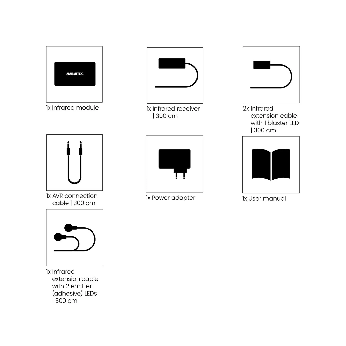 Marmitek IR Extender - 10 XTRA - Multi-Device up to 300m via Ethernet Cable IR Control — Buy in Cyprus with Fast Delivery