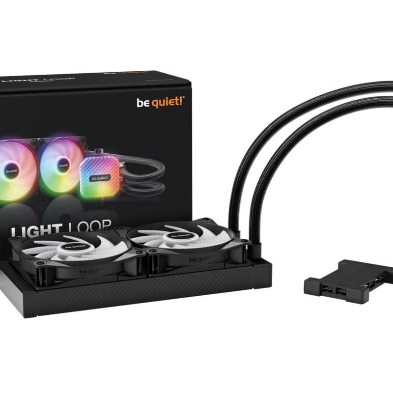 Buy be quiet! Light Loop 240mm AIO Liquid CPU Cooler - BW020 - Black, ARGB, 2x12... in Cyprus, Nicosia, Limassol, Larnaka, Pafos