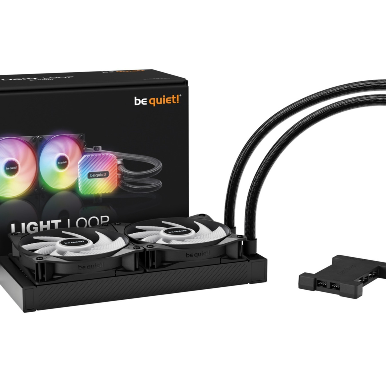 be quiet! Light Loop 240mm AIO Liquid CPU Cooler - BW020 - Black, ARGB, 2x120mm PWM Fans — Buy in Cyprus with Fast Delivery