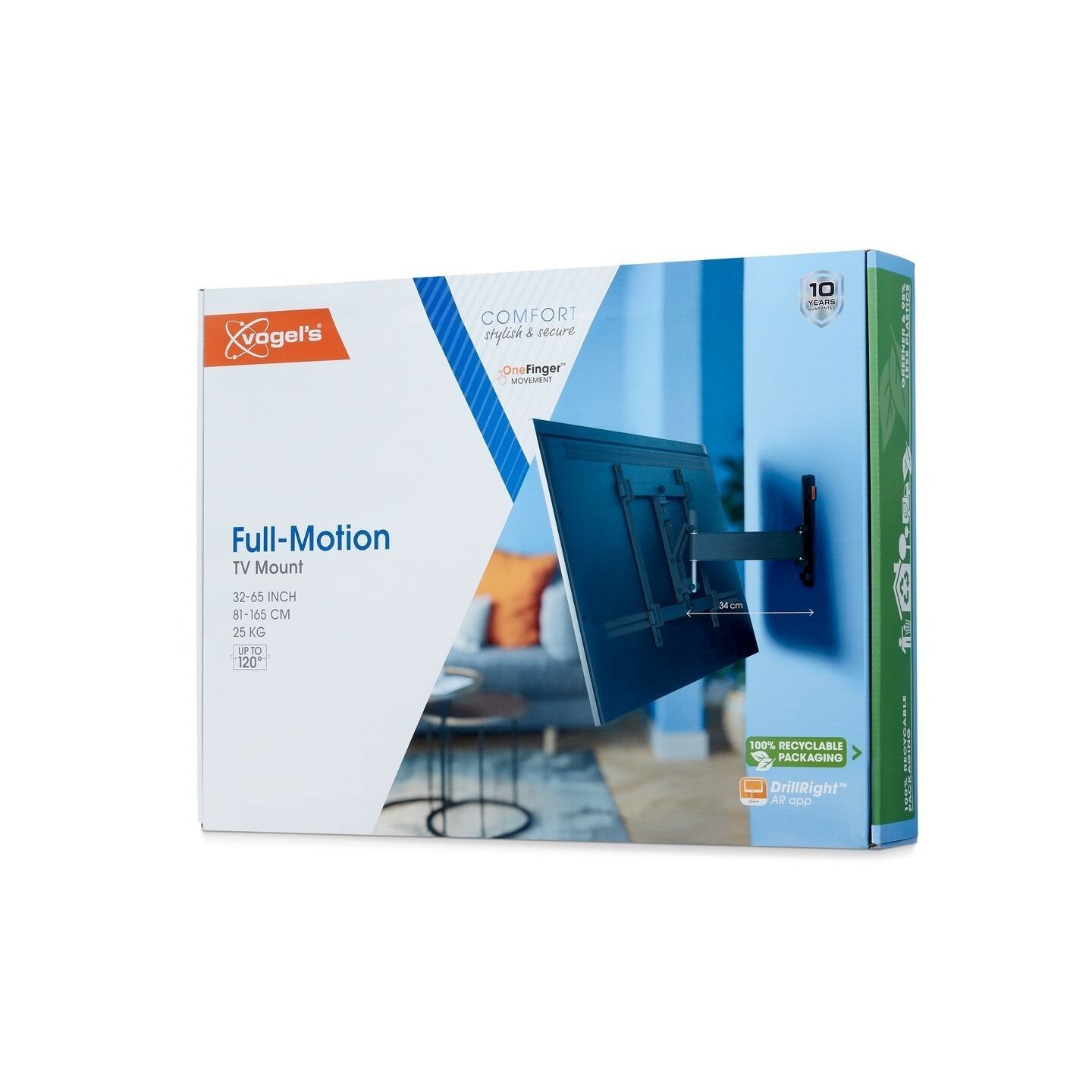 Vogels COMFORT TV Wall Mount - TVM3423 - 40x40 Turn 1 arm — Buy in Cyprus with Fast Delivery