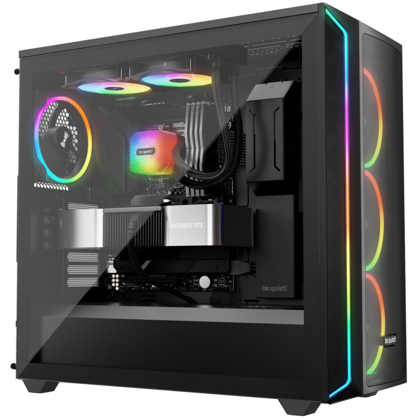 be quiet! Light Loop 240mm AIO Liquid CPU Cooler - BW020 - Black, ARGB, 2x120mm PWM Fans — Buy in Cyprus with Fast Delivery