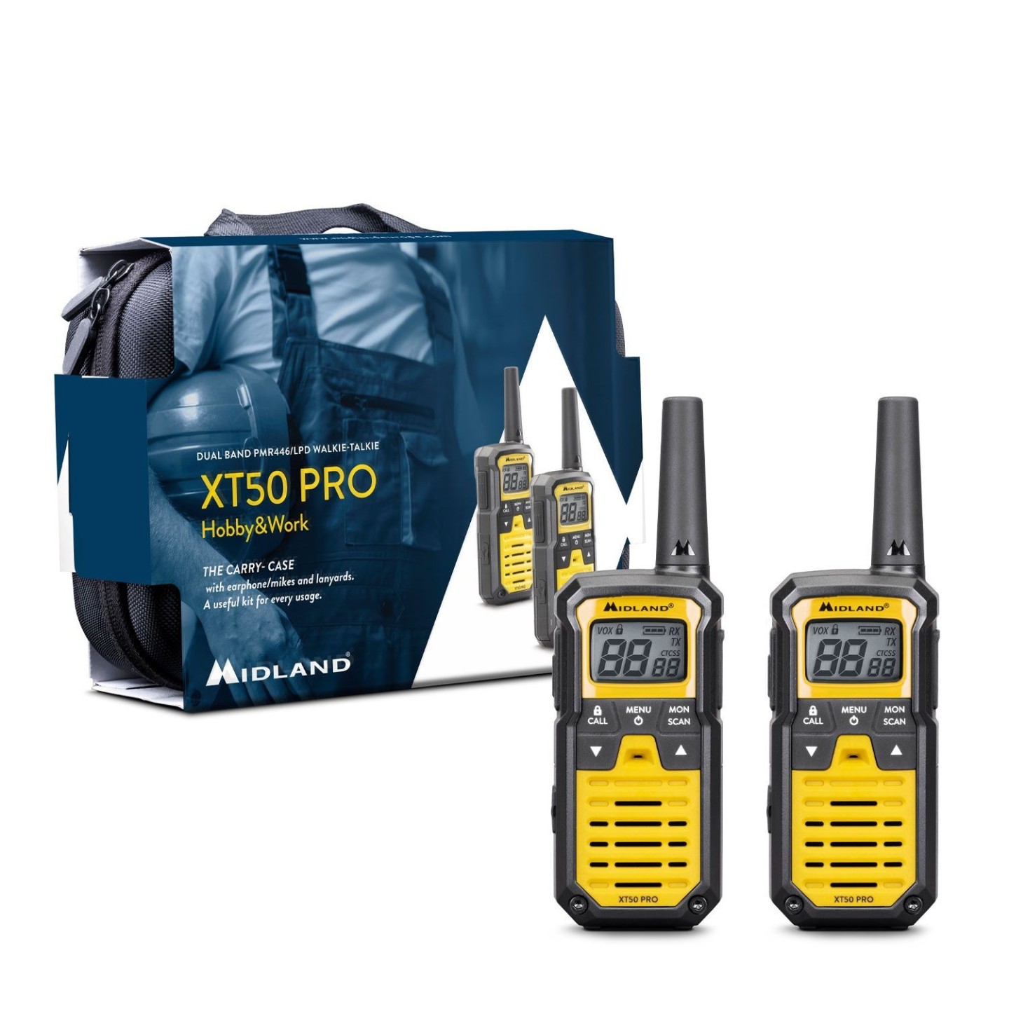 Midland Radio Walkie Talkies - XT50 Pro - Hobby & Work — Buy in Cyprus with Fast Delivery