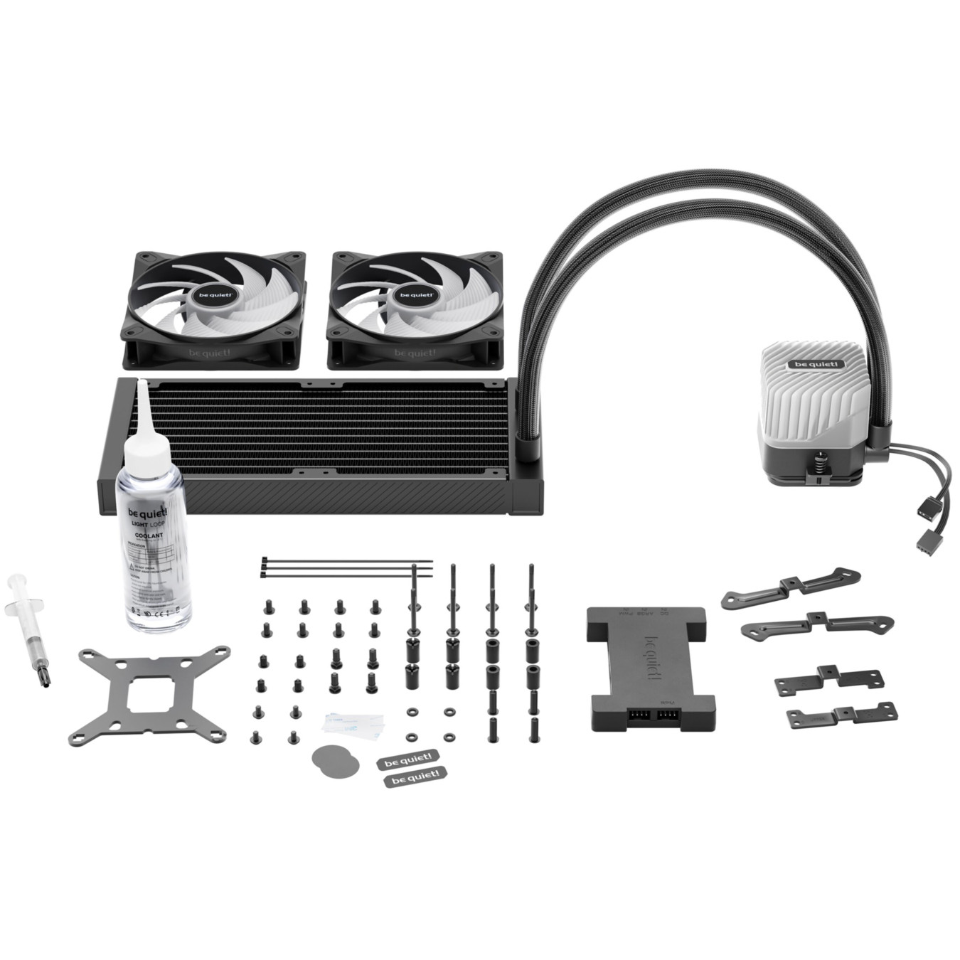 be quiet! Light Loop 240mm AIO Liquid CPU Cooler - BW020 - Black, ARGB, 2x120mm PWM Fans — Buy in Cyprus with Fast Delivery