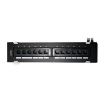 DigitMX NETPRO - NP-CPP12C6W - 12 Port CAT6 Wall Patch Panel — Buy in Cyprus with Fast Delivery