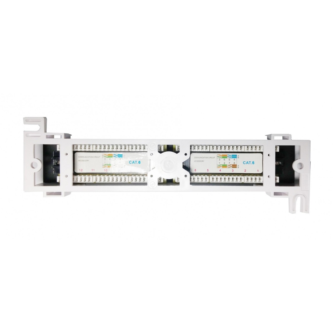 DigitMX NETPRO - NP-CPP12C6W - 12 Port CAT6 Wall Patch Panel — Buy in Cyprus with Fast Delivery