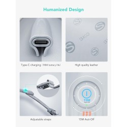 Buy SKG Back-Waist-Neck Wireless Massager with Heat - T1-2 Pro - Back-Waist-Neck... in Cyprus, Nicosia, Limassol, Larnaka, Pafos