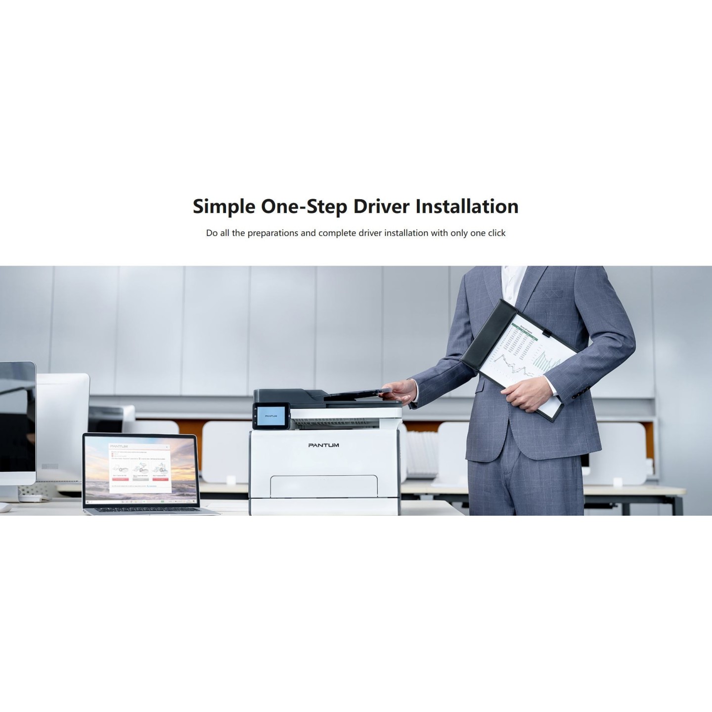 Pantum Printer - CM2100ADW - Laser MF Color Printer Duplex Lan WiFi 20 ppm — Buy in Cyprus with Fast Delivery