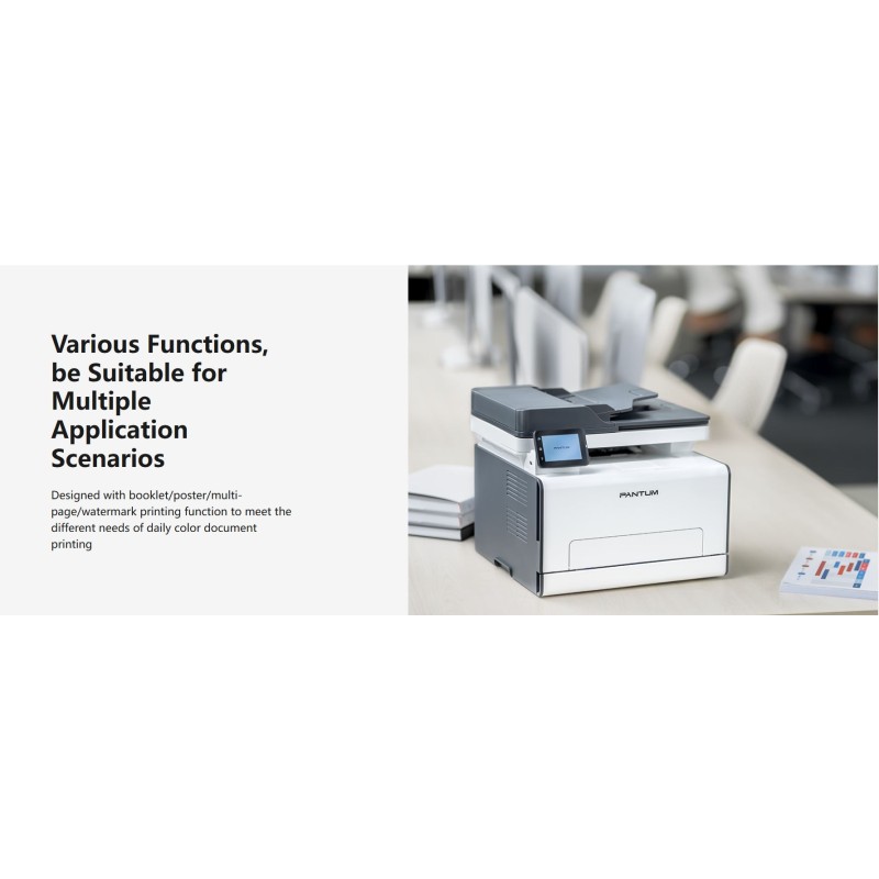 Buy Pantum Printer - CM2100ADW - Laser MF Color Printer Duplex Lan WiFi 20 ppm in Cyprus, Nicosia, Limassol, Larnaka, Pafos