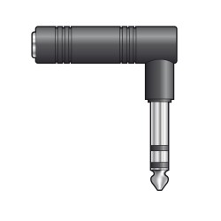 Buy QTX Adaptor - 758.334UK - 6.3mm Right Angle Female to Male in Cyprus, Nicosia, Limassol, Larnaka, Pafos