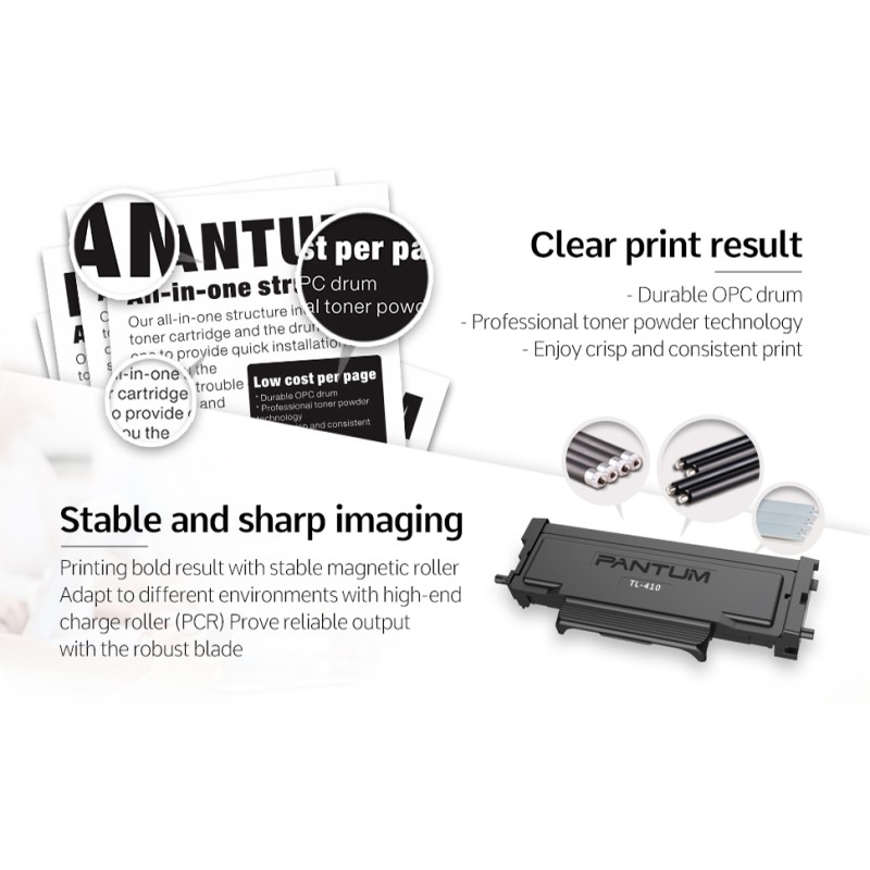 Buy Pantum Toner Cartridge - TL-410 - 1500 Pages in Cyprus, Nicosia, Limassol, Larnaka, Pafos