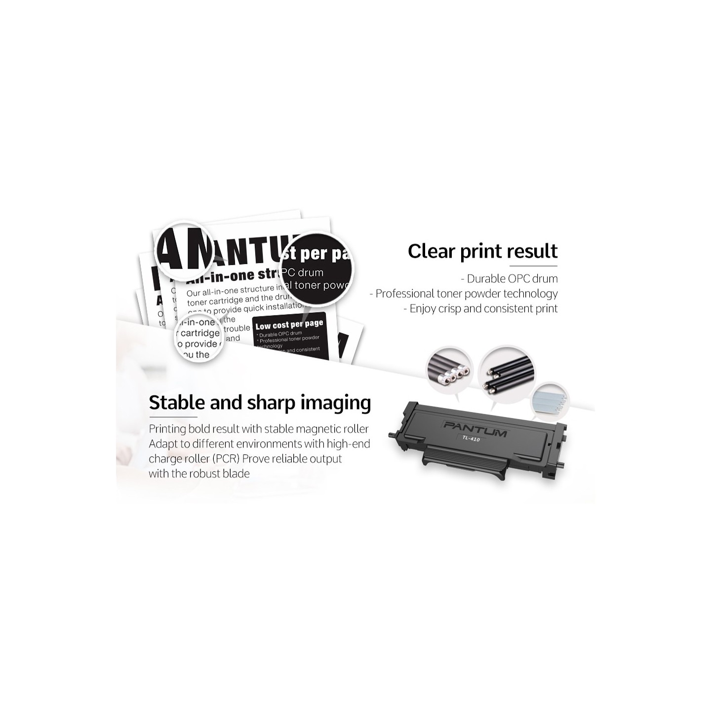 Pantum Toner Cartridge - TL-410 - 1500 Pages — Buy in Cyprus with Fast Delivery