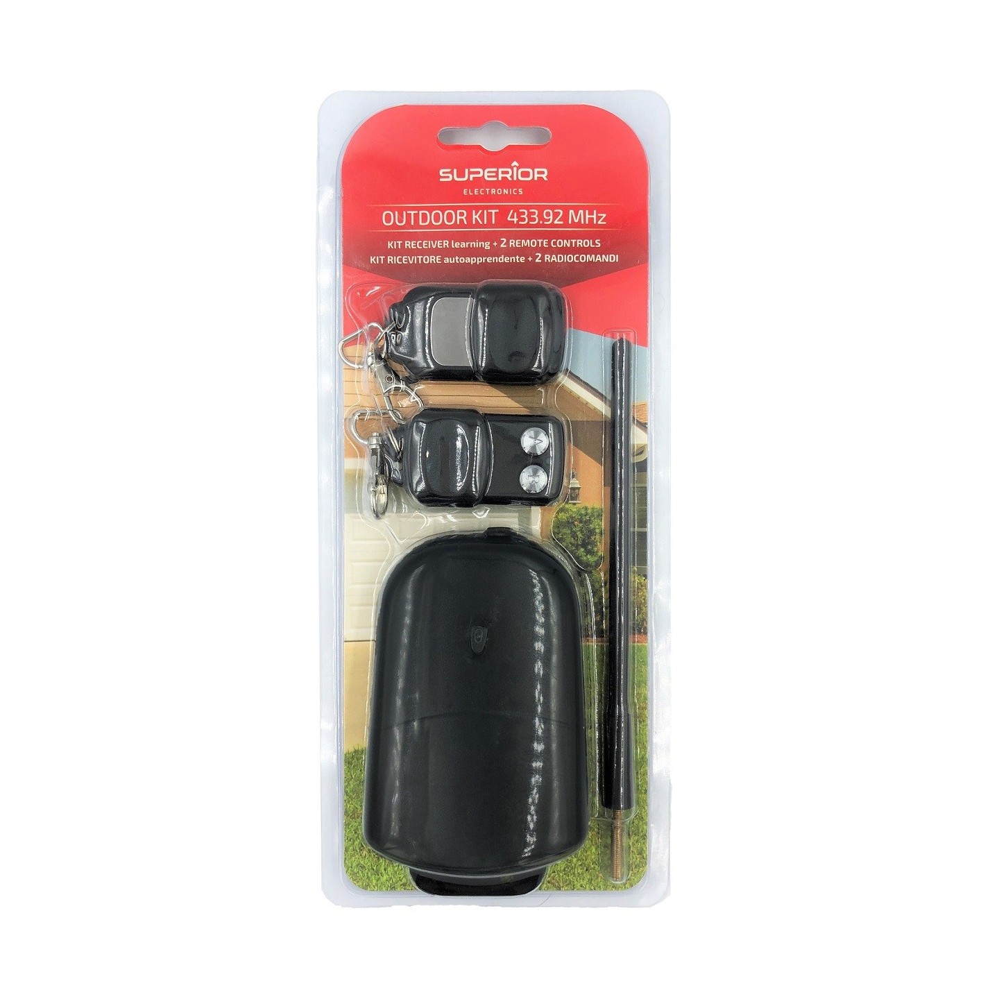 Superior RF Kit Outdoor Receiver + 2 Remote Controls - 433.92 MHz — Buy in Cyprus with Fast Delivery